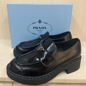 Prada Black Loafers
